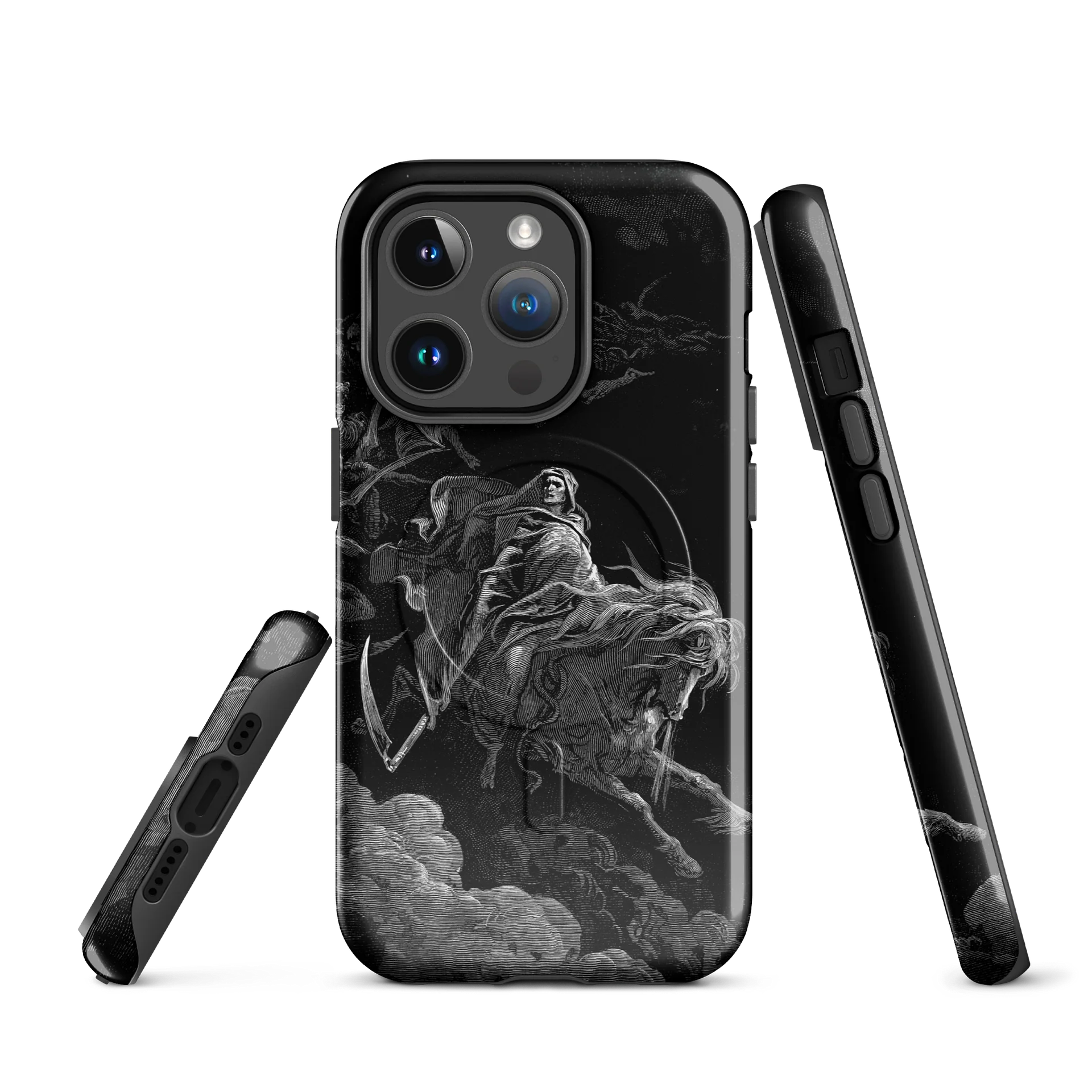 Gustave Doré – Revelation 6:8: Death on the Pale Horse (The Vision of Death) – iPhone® MagSafe® Tough Case product image (5)