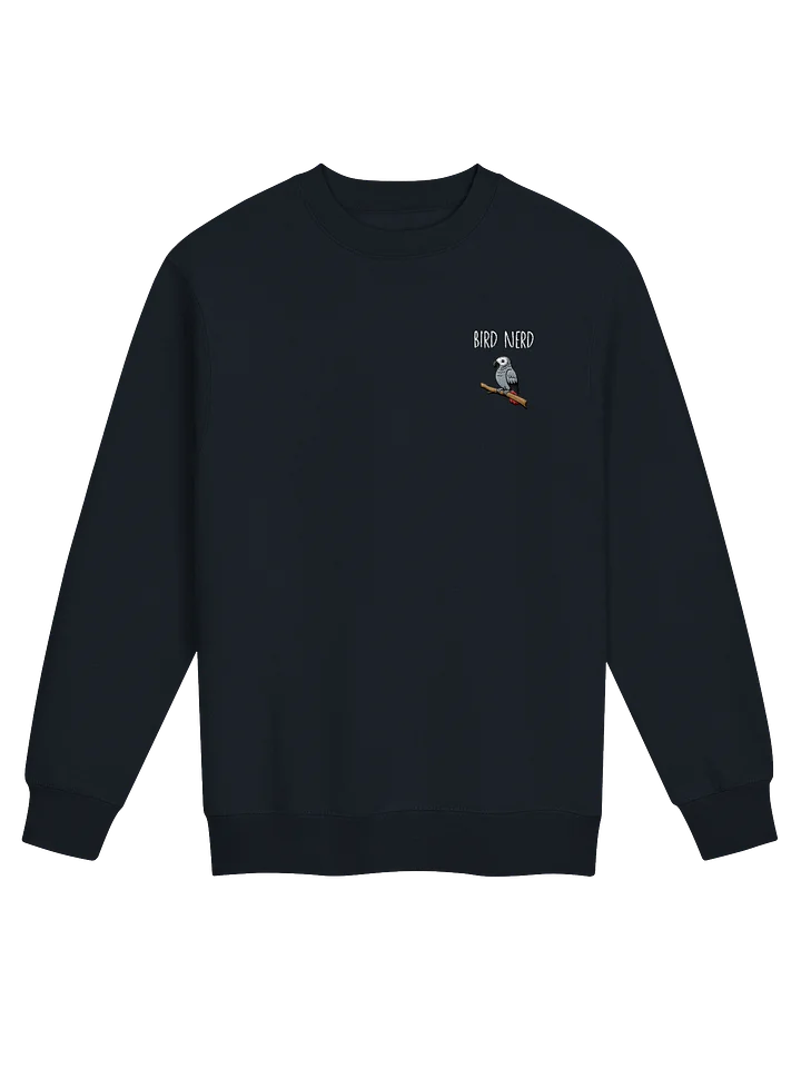 Bird Nerd Sweatshirt (White Letters) product image (1)