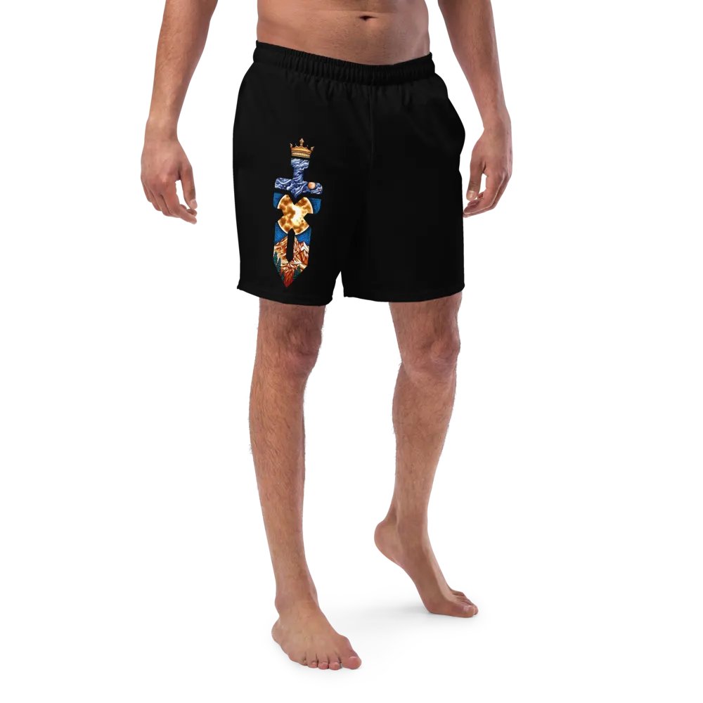 Color Logo Men's Swimming Trunks product image (1)