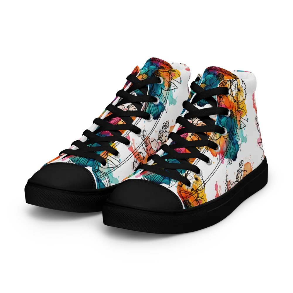 Ink Splash Bouquet High Tops product image (11)