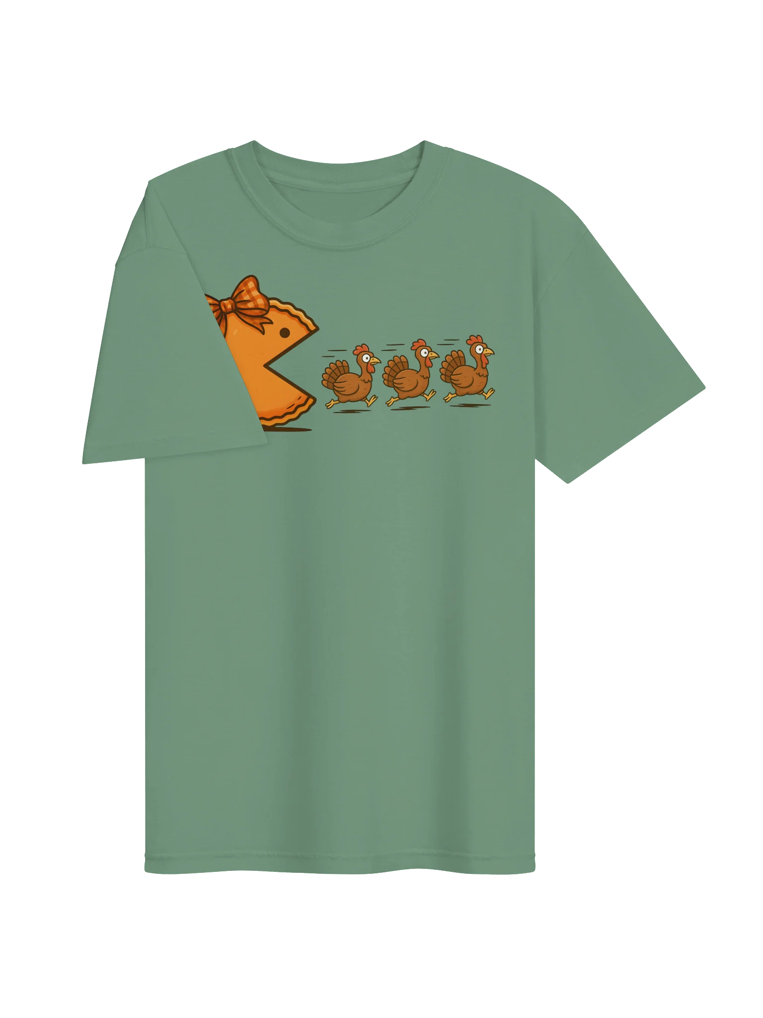 Turkey Chase Thanksgiving T-Shirt product image (67)