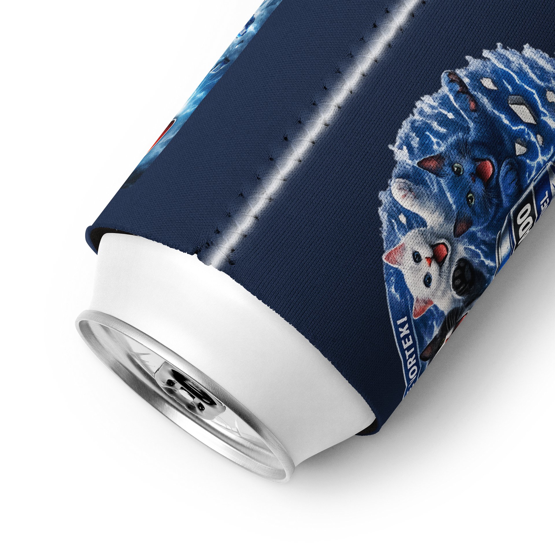 Catnado Blue fuel Can coozie product image (9)