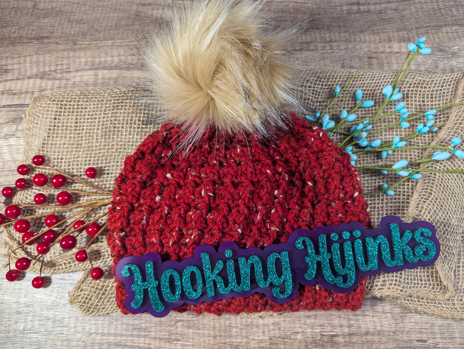 Great Lakes Beanie (kids) - Red Tweed product image (1)