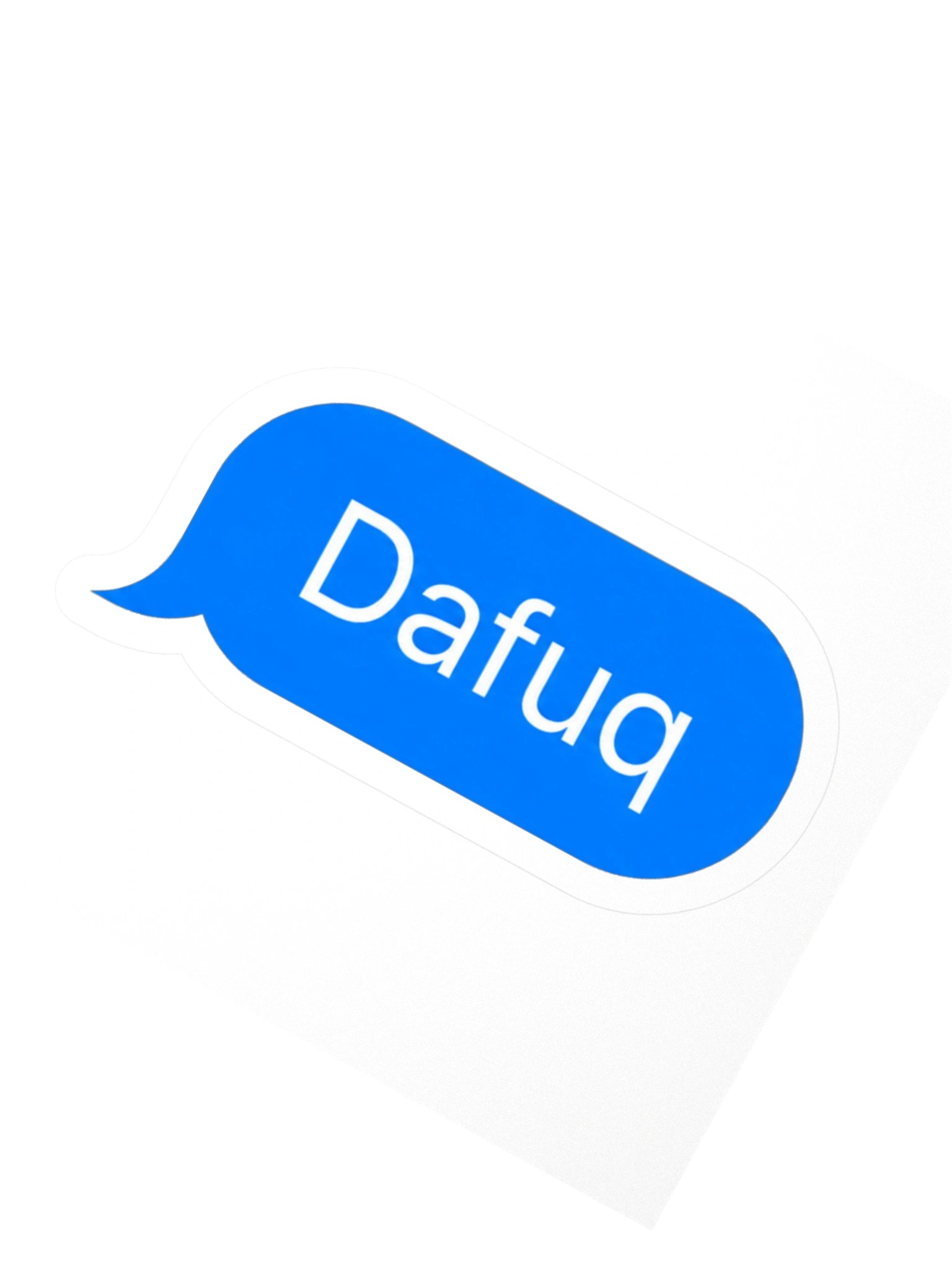 Dafuq Text Sticker product image (2)