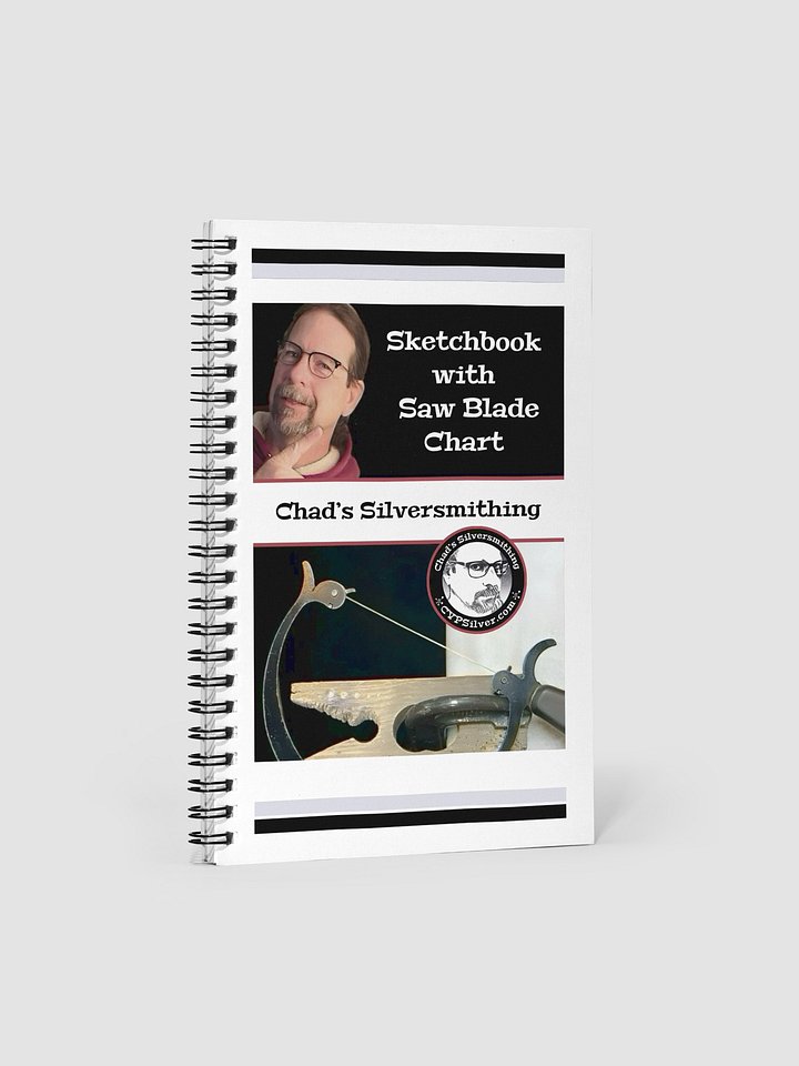Silversmithing Sketchbook (blank) with Saw Blade Chart product image (1)