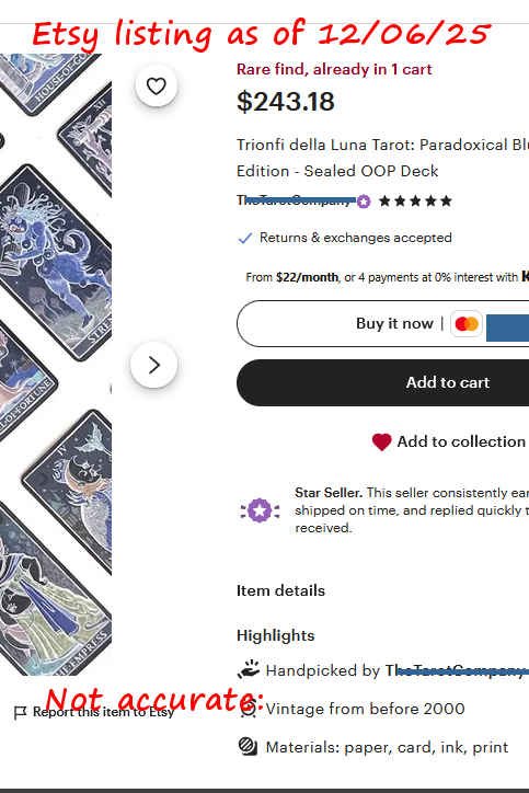 Trionfi della Luna, Paradoxical Blue, Deluxe product image (2)
