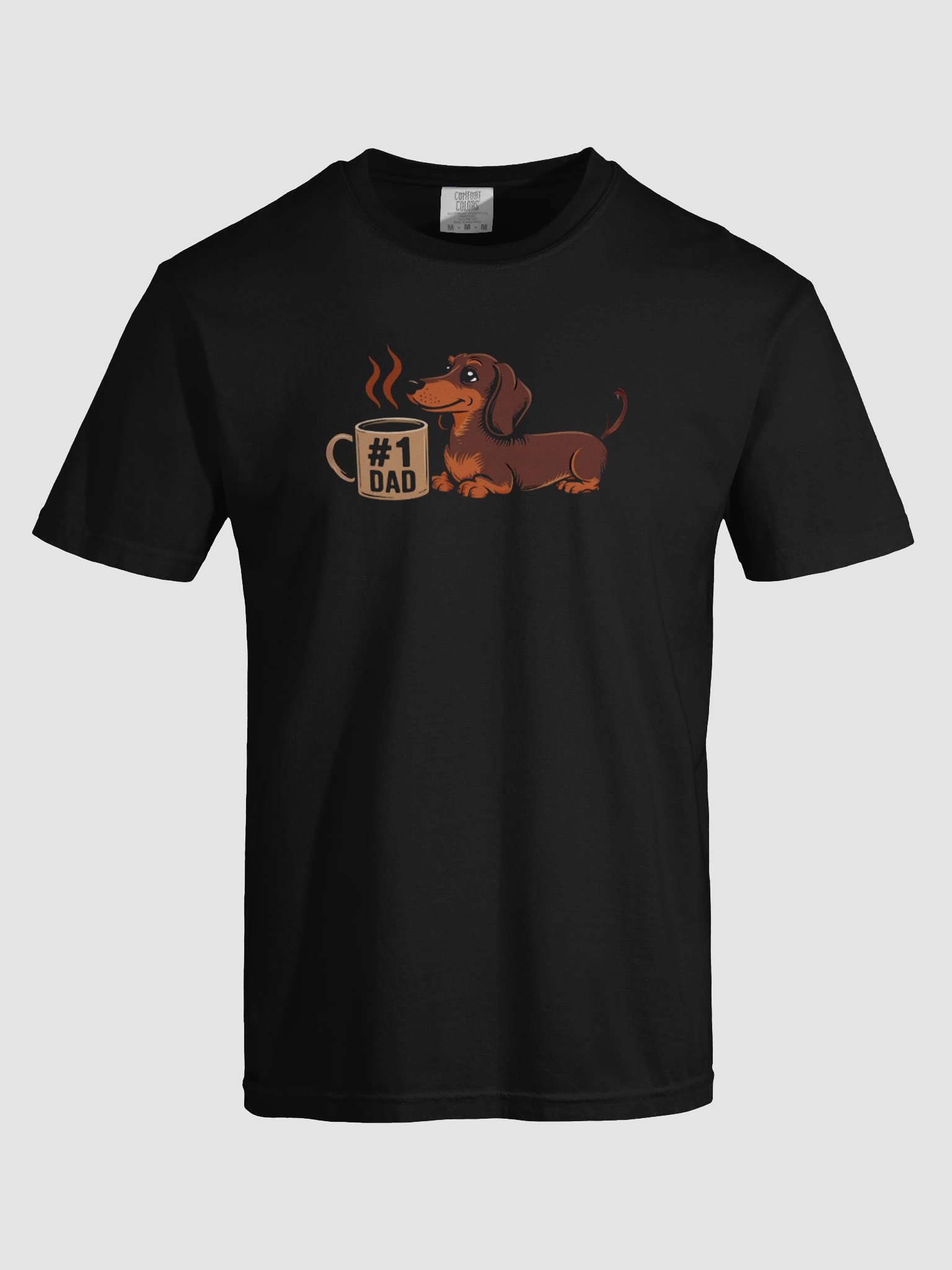 Number 1 Dachshund Dad Tee product image (7)