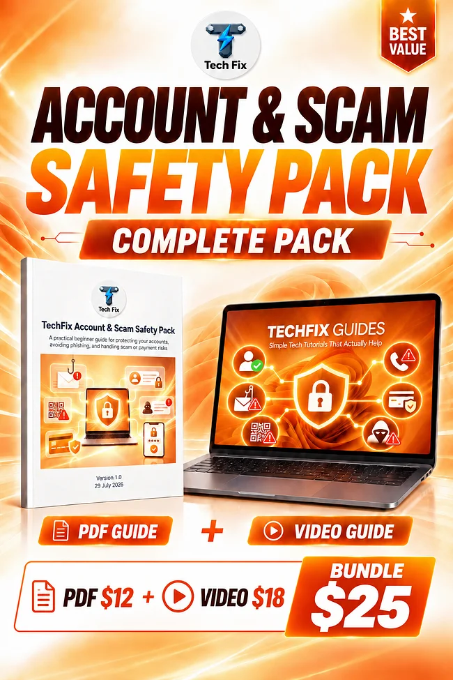 Account &amp; Scam Safety Pack