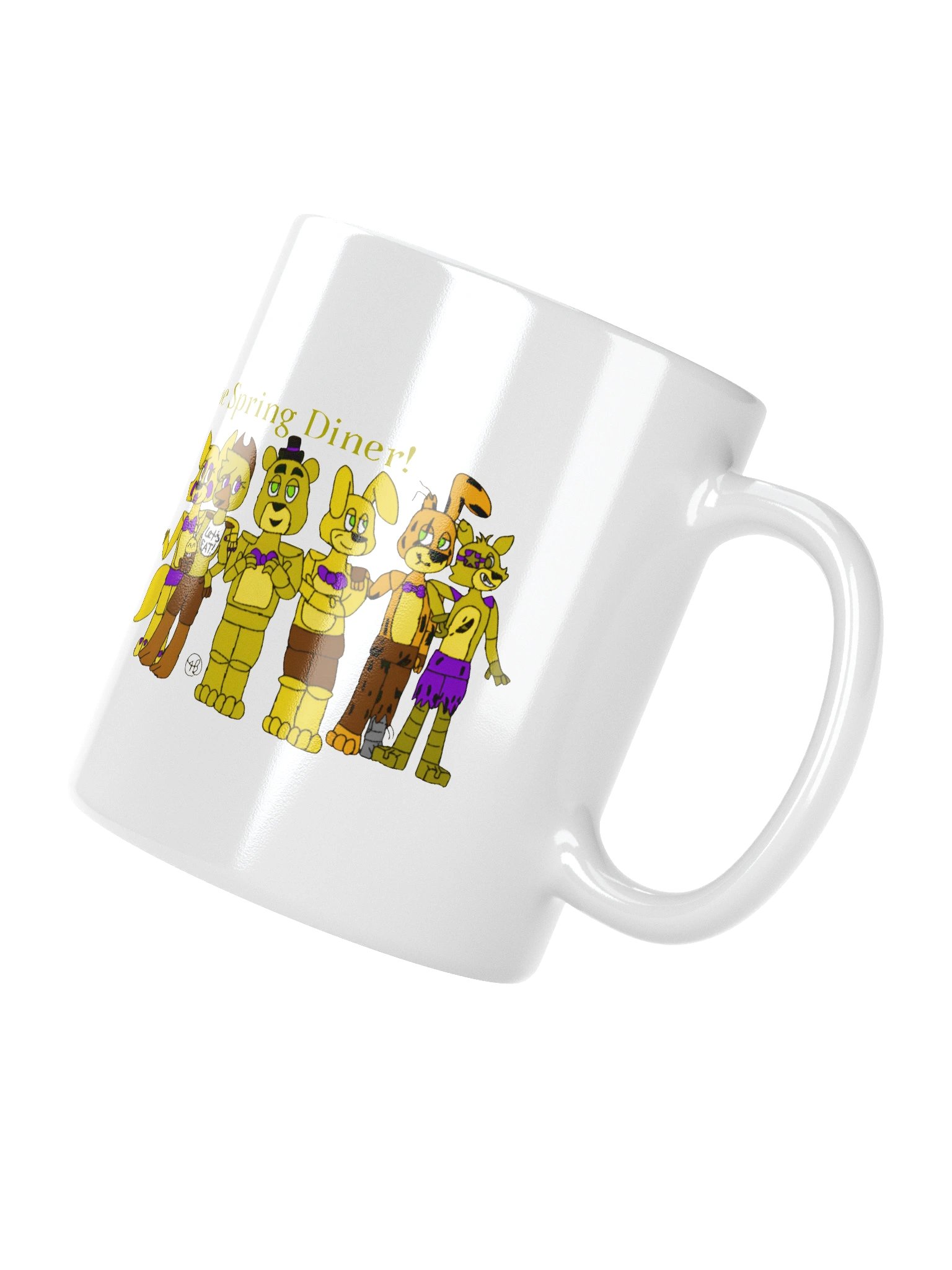 Spring Diner Friends Cartoon Mug product image (4)