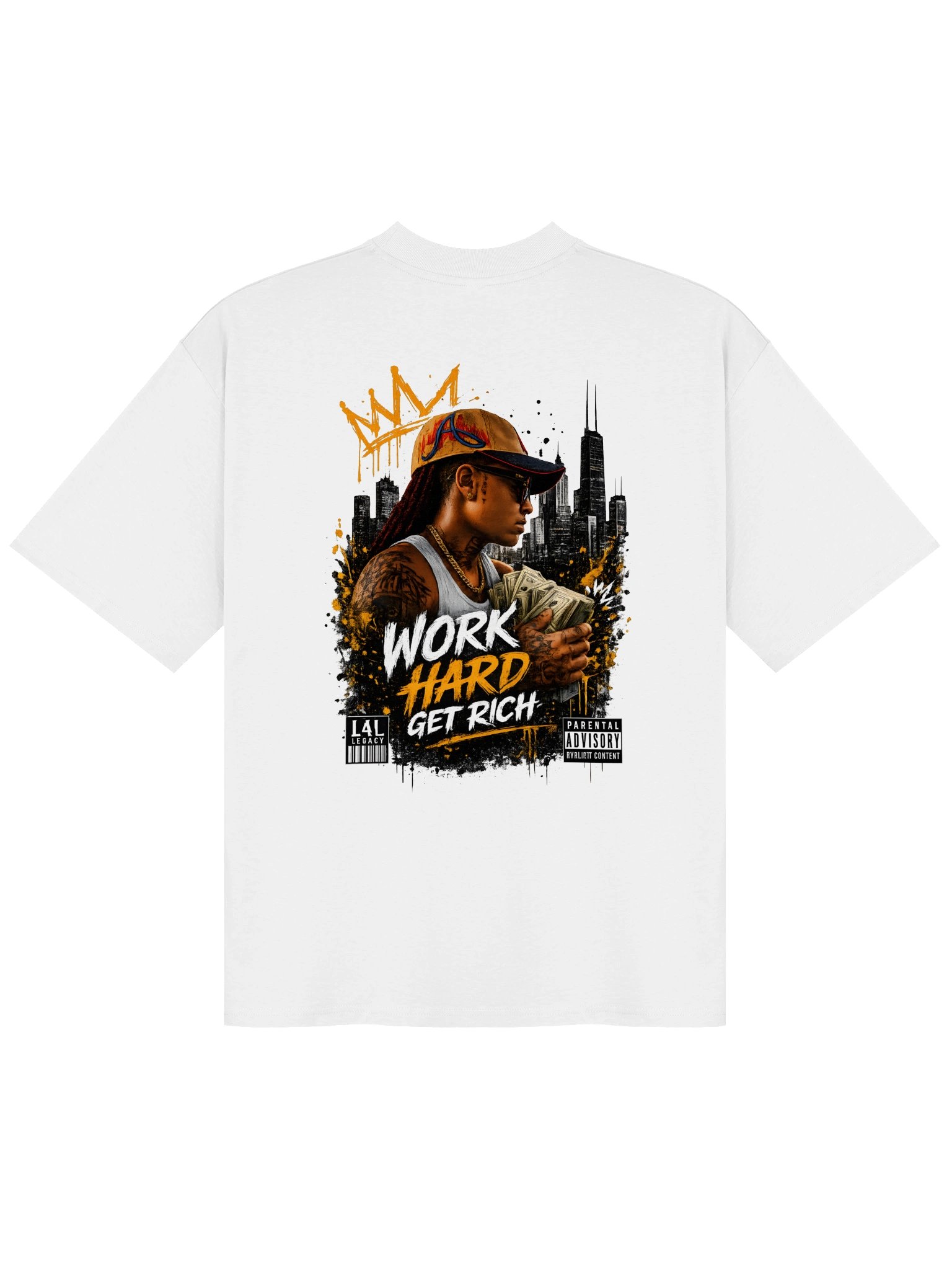 L4L Work Hard Get Rich Tee product image (2)