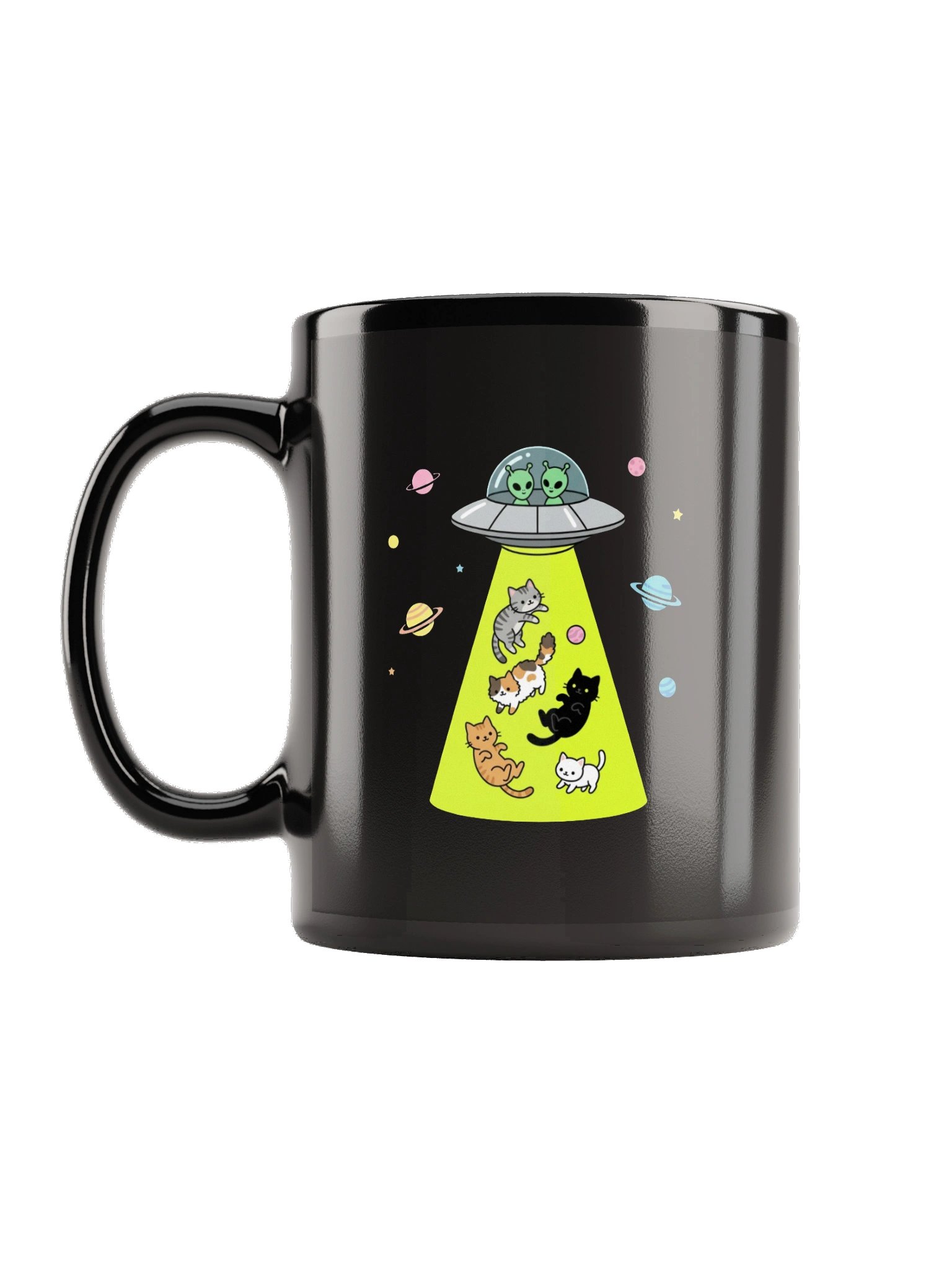 Alien Cat Beam Mug product image (1)