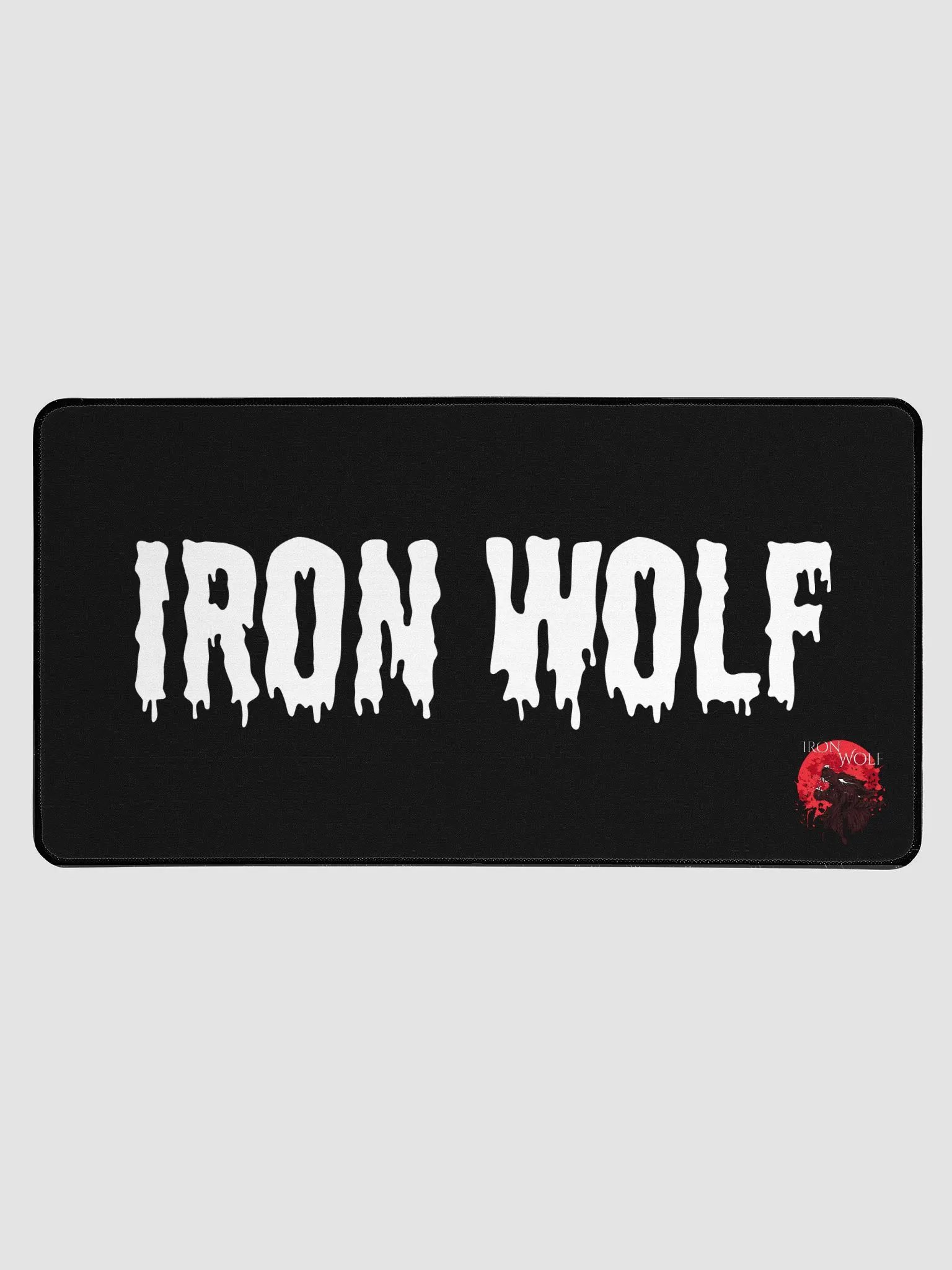 Iron Wolf Horror Red Moon MousePad product image (1)