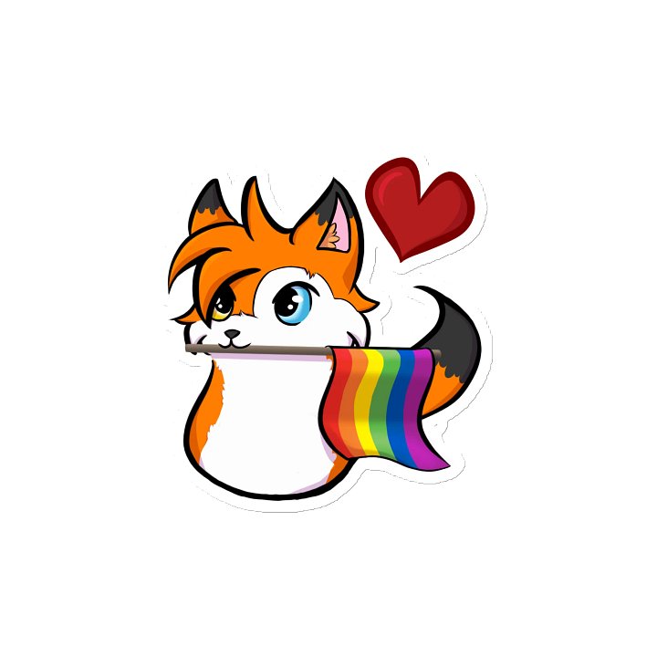 Pride Fox-tato Magnet product image (2)
