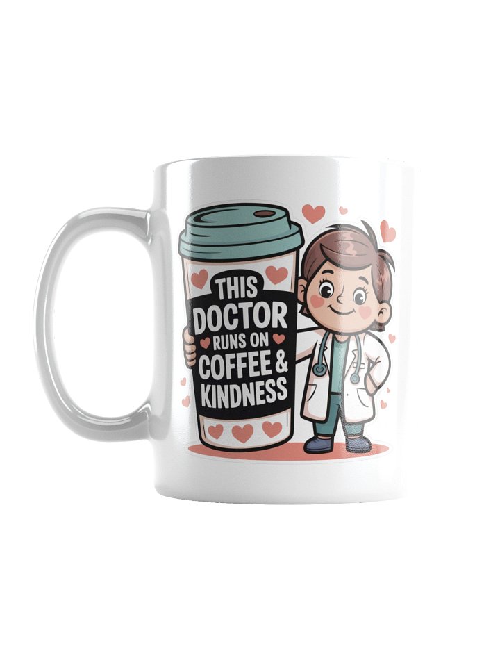 This Doctor Runs on Coffee and Kindness Mug – Cute Medical Gift product image (2)