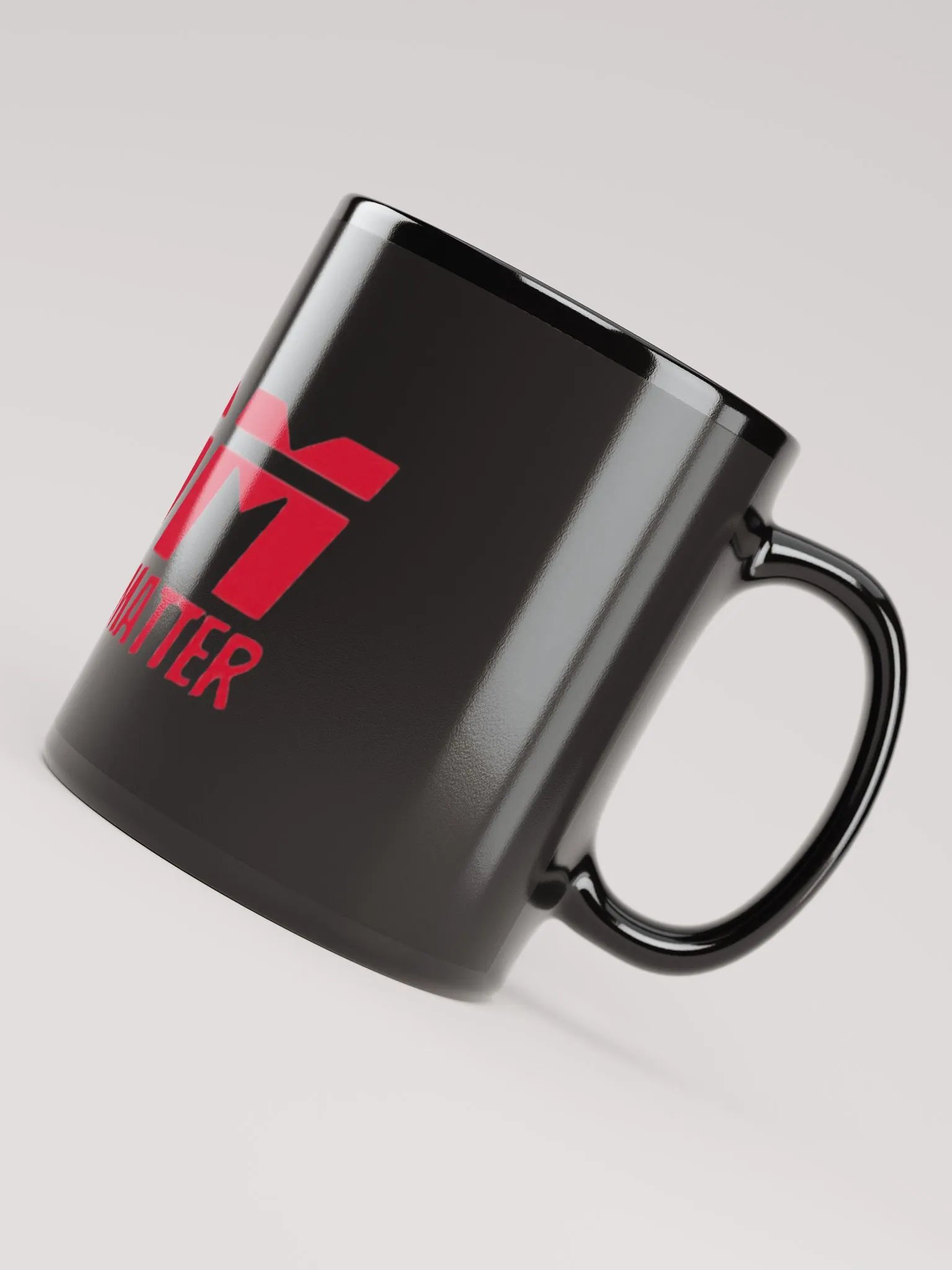 DAD DOES MATTER Black Glossy Mug product image (4)
