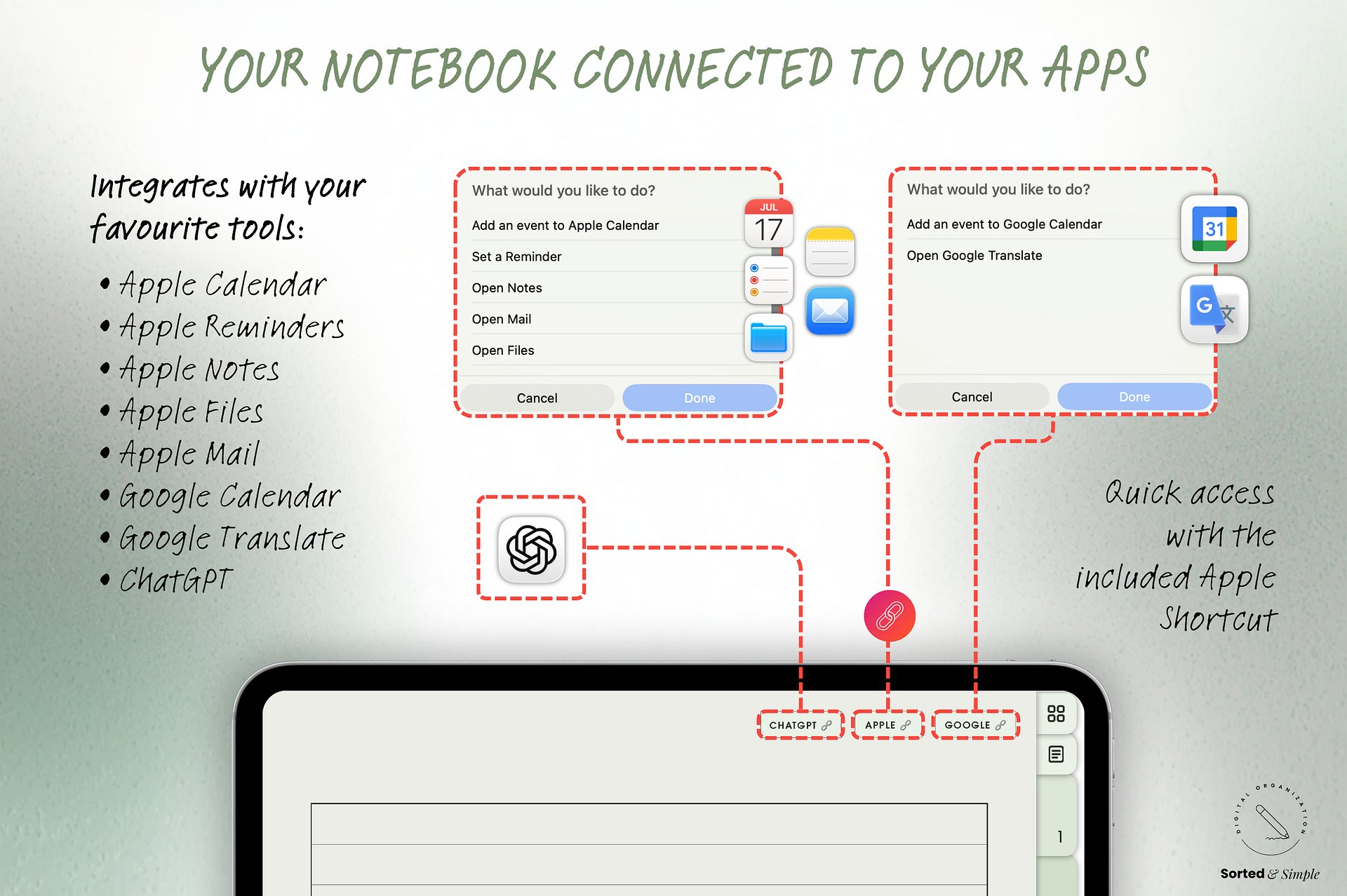Smart Digital Notebook - Matcha Green product image (2)