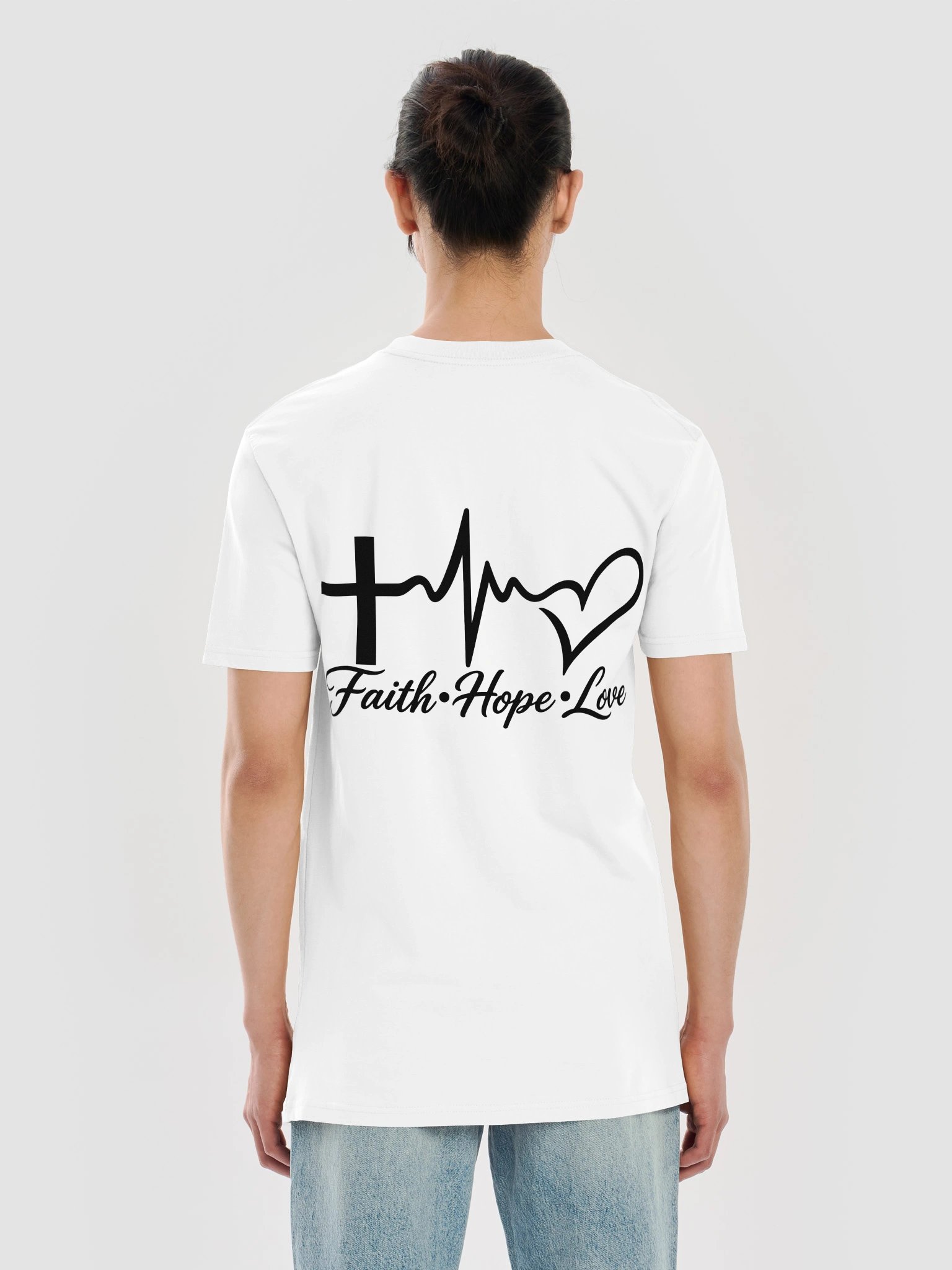 Minimal Black Heavyweight Tee by ALLANDMORE product image (6)
