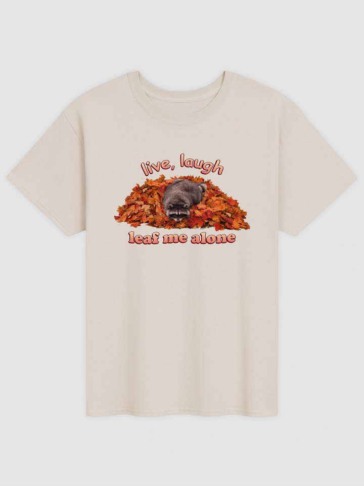 Live Laugh Leaf Me Alone Raccoon T-shirt product image (17)
