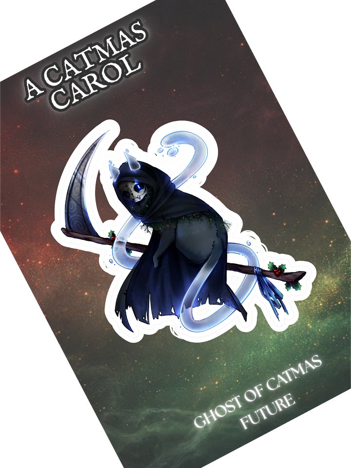 A Catmas Carol | The Ghost of Catmas Future product image (1)
