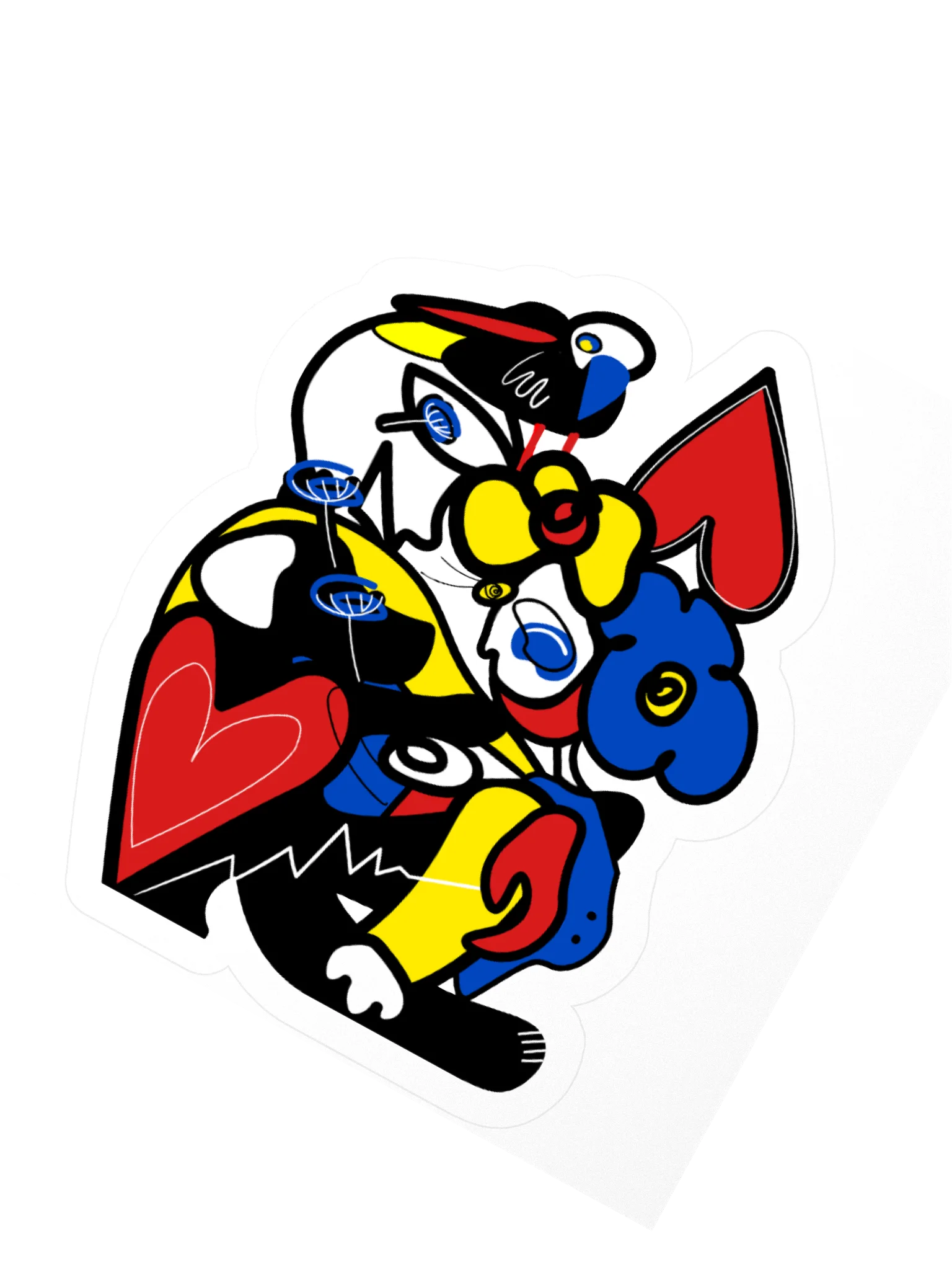 Sticker: Dog Face, Dog Love product image (2)
