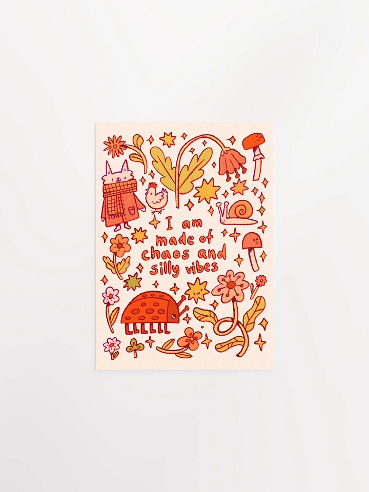 Chaos & Silly Vibes Print product image (2)