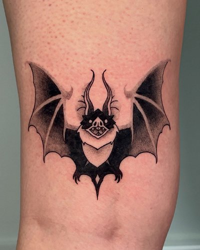 bat and goat behind the thighs for Alex 🦇 🐐