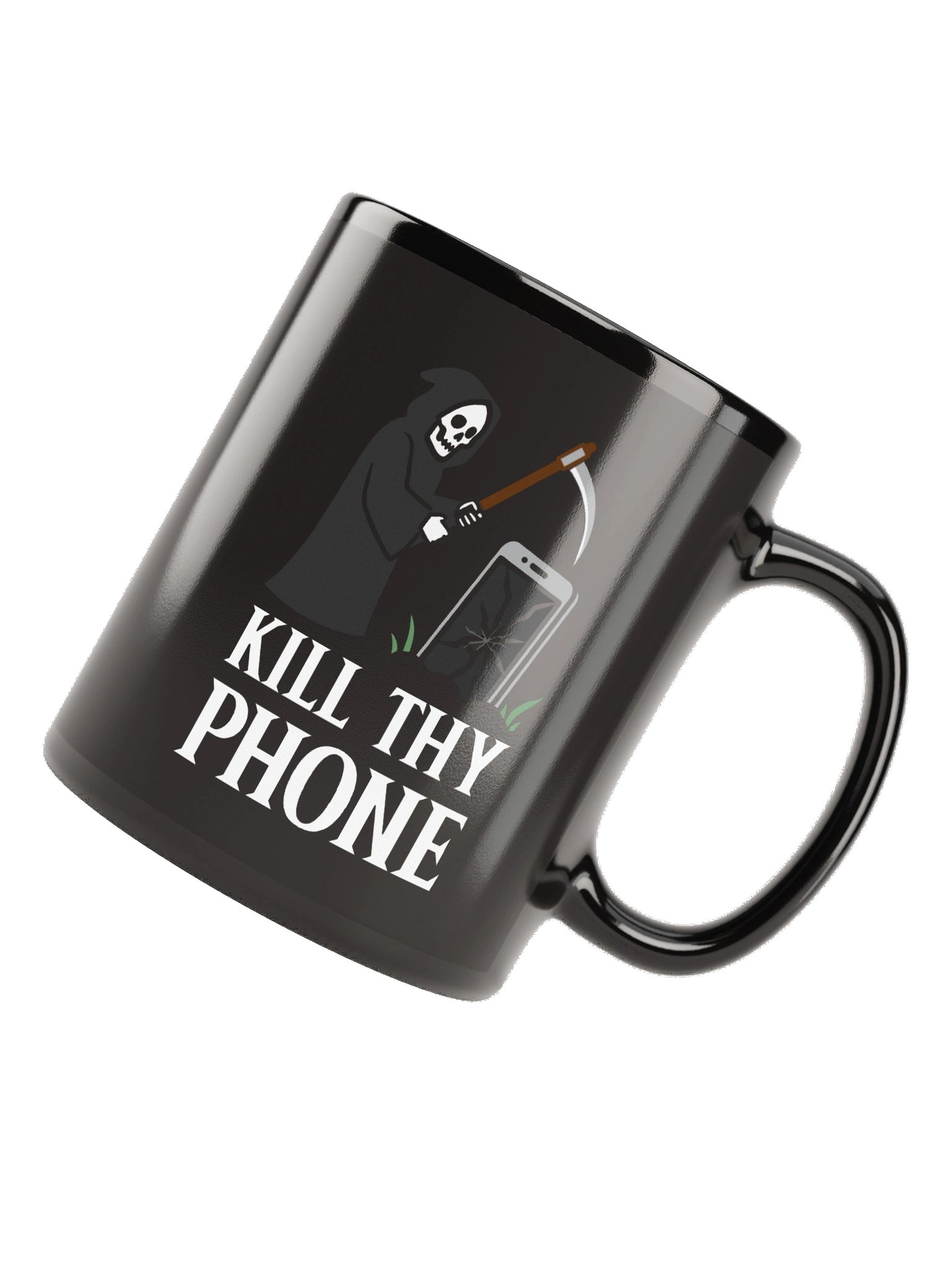 Kill Thy Phone Black Mug product image (11)