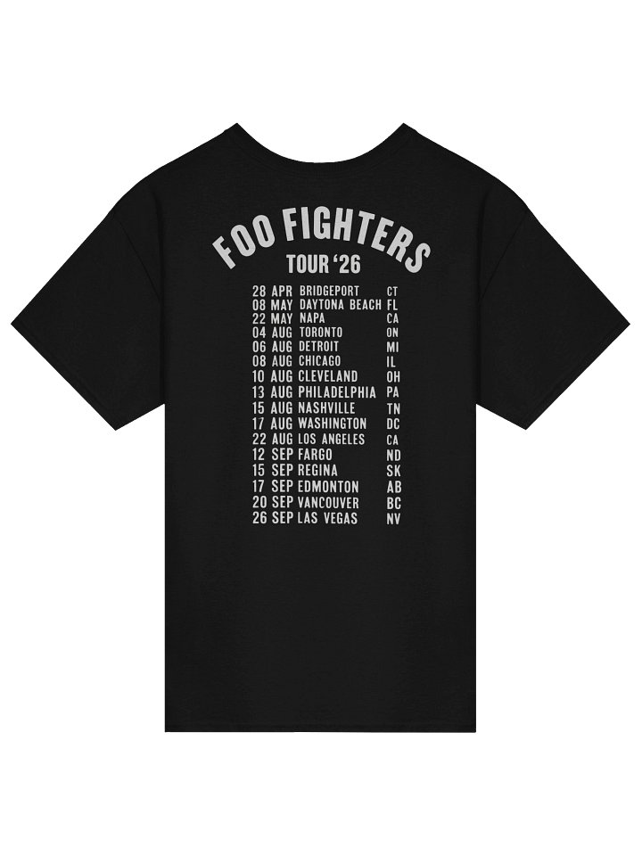 Foo Fighters Your Favorite Toy 2026 North American Tour Merch Tshirt product image (2)