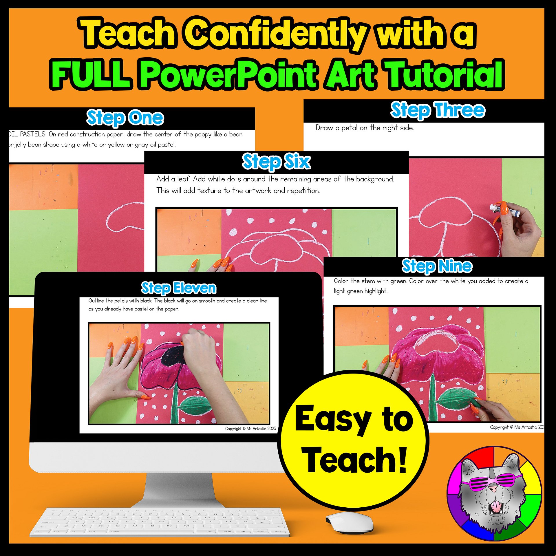 Poppy Art Lesson Remembrance Day Art Memorial Day Art Project Writing Reading product image (3)