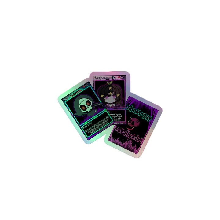 The Reaper & Demon Dog, Hell Cardz Collection Holographic Sticker product image (1)