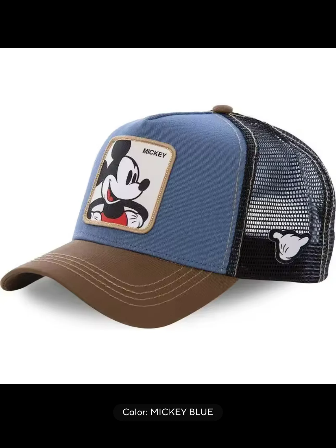 High Quality Disney Styles Anime Cartoon Snapback Cotton Baseball Cap Men Women Hip Hop Dad Hat Trucker Mesh Hat Dropshipping product image (2)