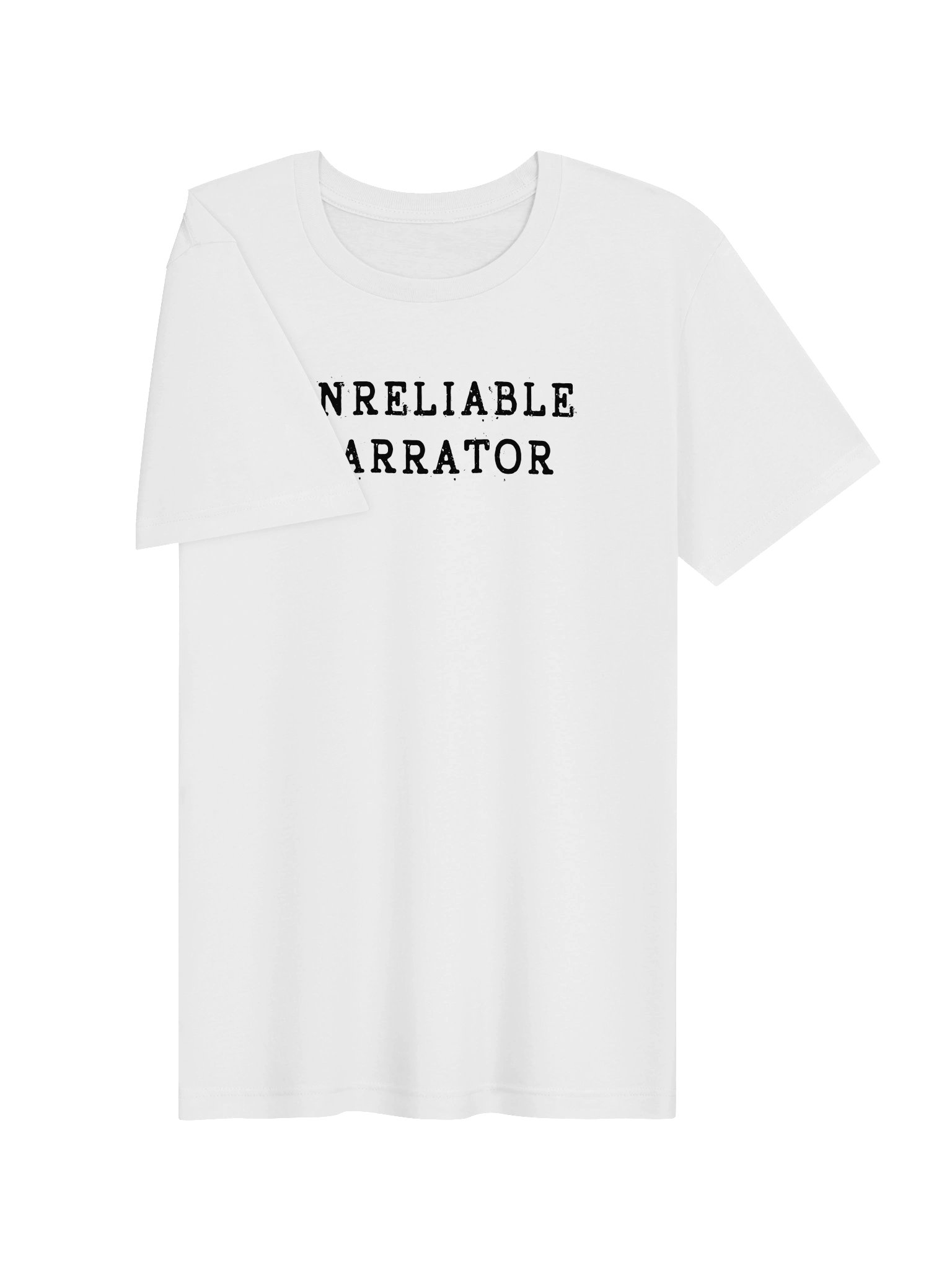 Unreliable Narrator White T-Shirt product image (3)