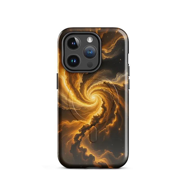 Golden Nebula Spiral MagSafe Tough Case product image (19)