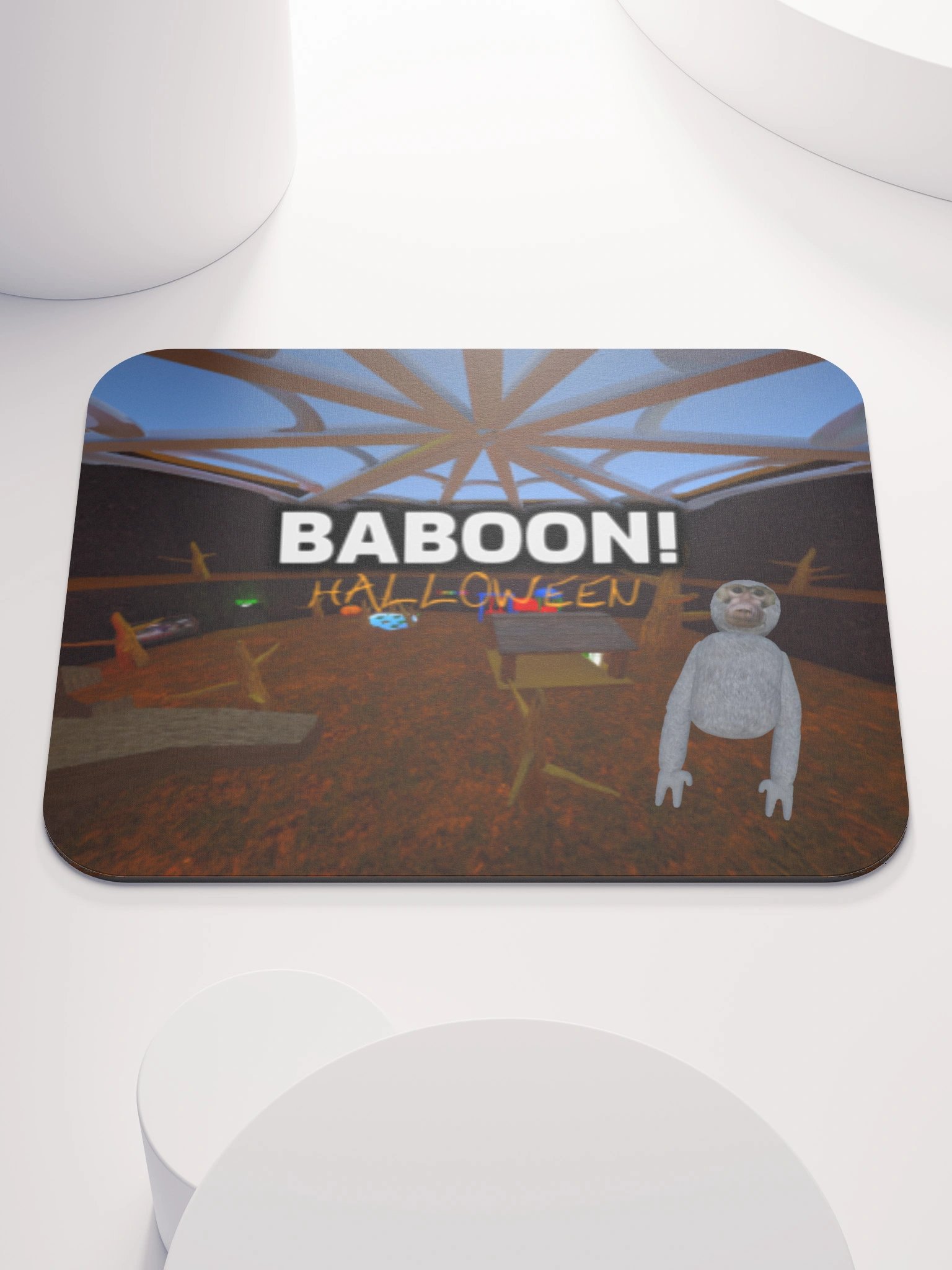 Baboon! Halloween Mouse Pad product image (1)