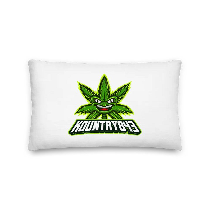 Kountry Cannabis Logo Throw Pillow product image (1)