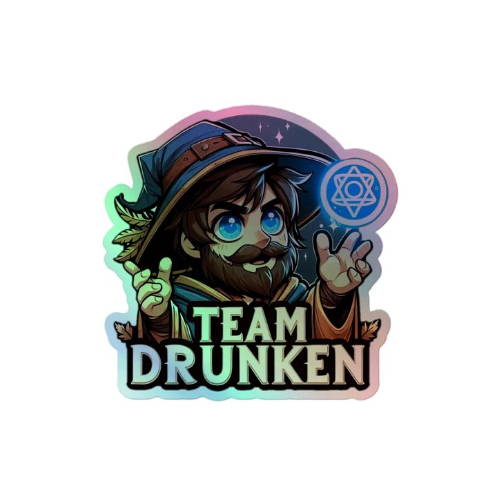 Team Drunken Holo Sticker product image (2)
