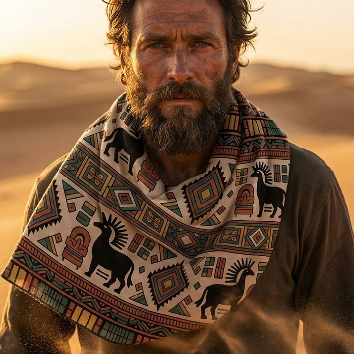 Nomad Scarf (Bandana) – Mexican Symmetry Edition 04 product image (1)