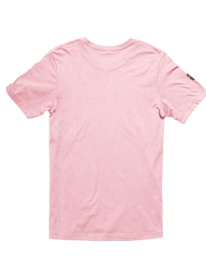 Concert Tee Fit Lucky Pineapple® Minimalist Sleeve Solid Color Unisex T-Shirt (Pink Colors) product image (2)