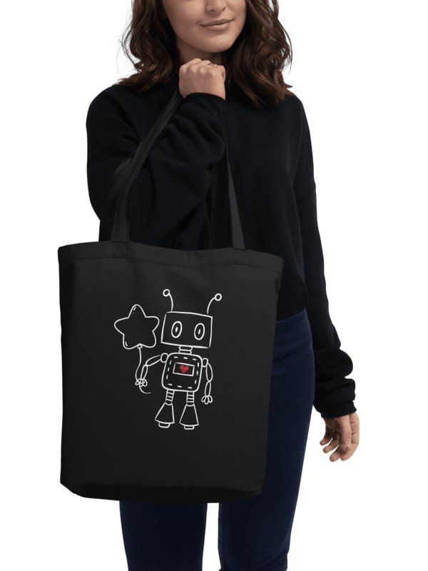 Heart Robot Eco Tote product image (2)