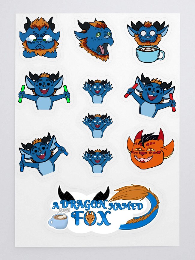 ADragonNamedFox Streamer Merch