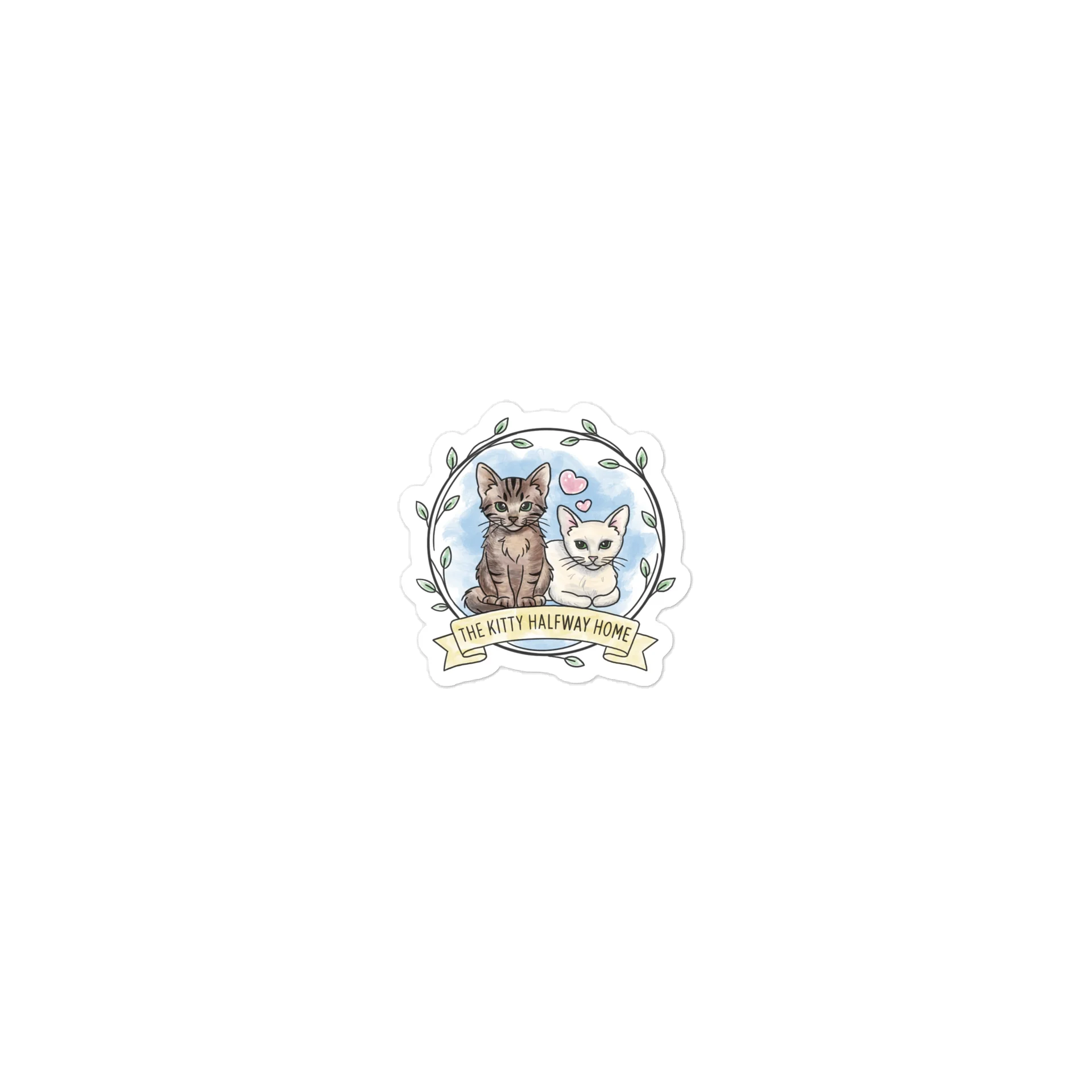 The Kitty Halfway Home Sticker product image (1)