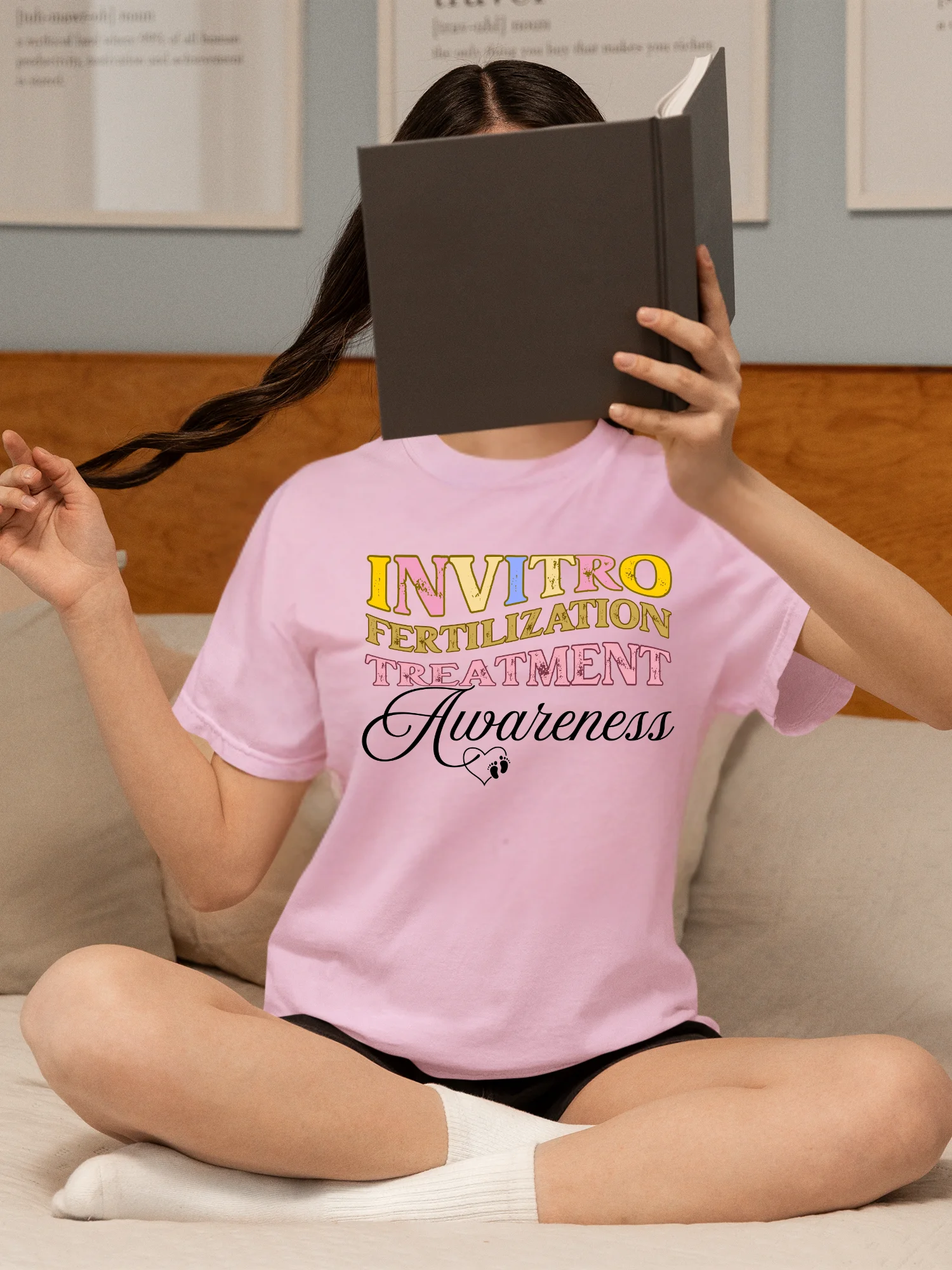 Invitro Fertilization Pregnancy Treatment Comfort Colors T-shirt product image (41)