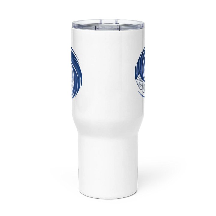 Rule #7 Stainless Steel Travel Mug Blue and White product image (3)