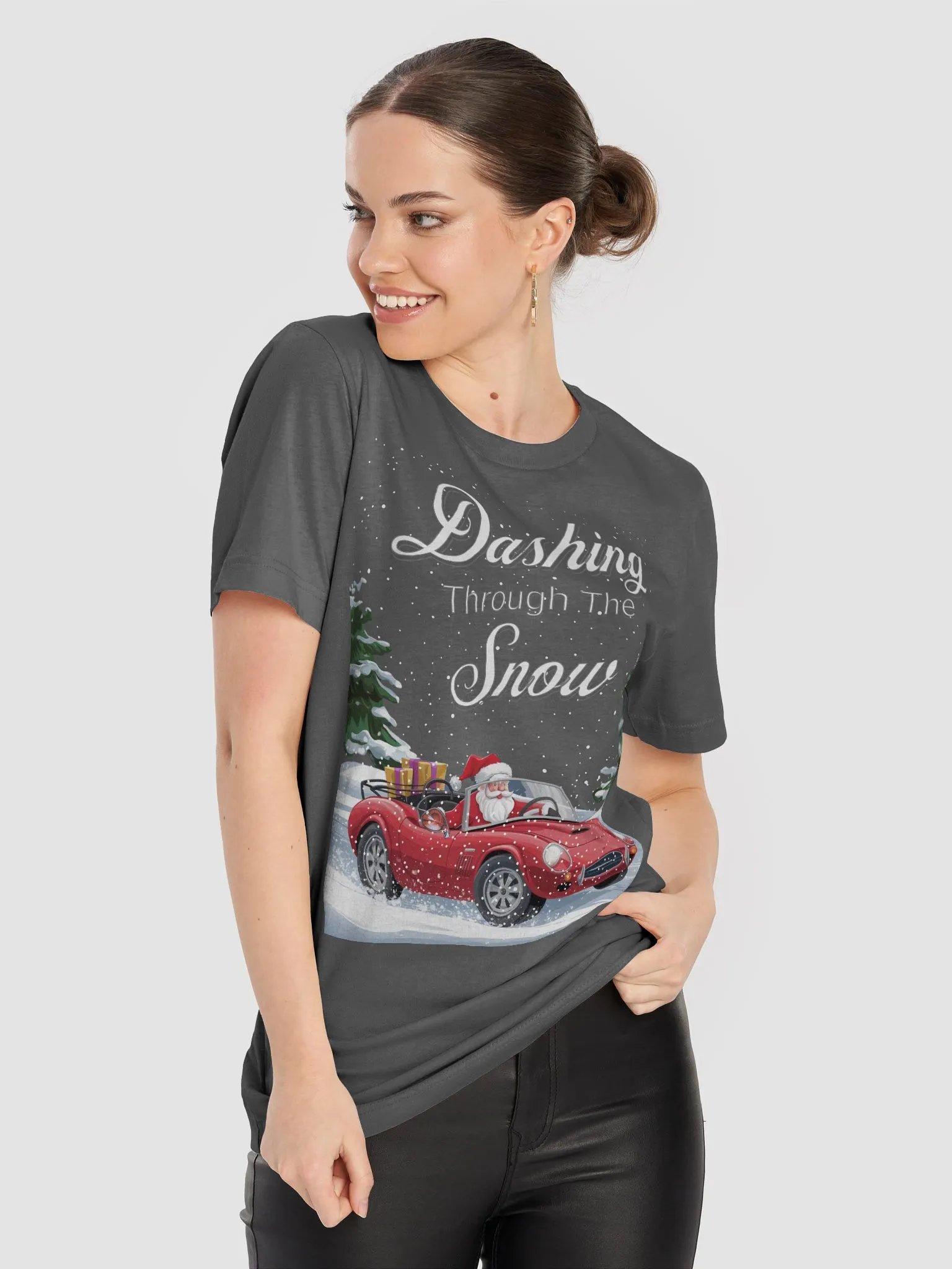 Dashing Through The Snow - Santa In A Red Convertible product image (47)