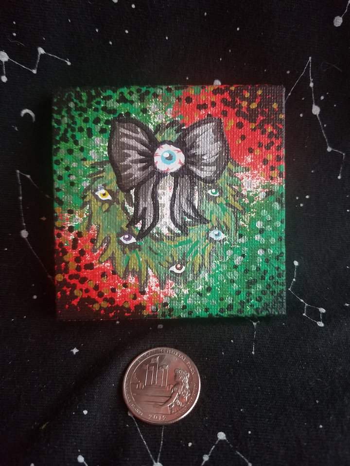 Creepy Wreath, Tiny Painting product image (1)
