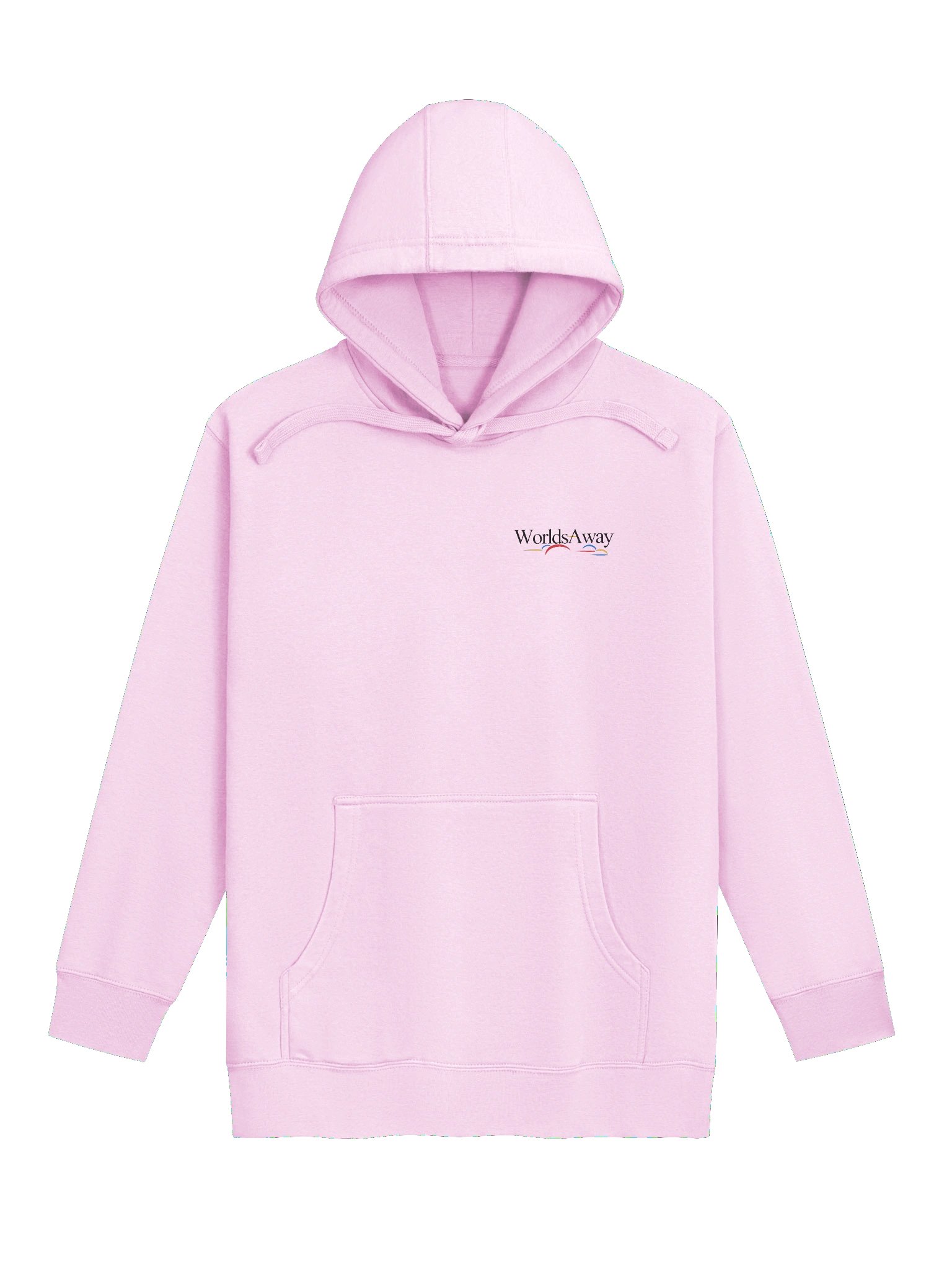 WorldsAway Retro Hoodie Pink product image (1)