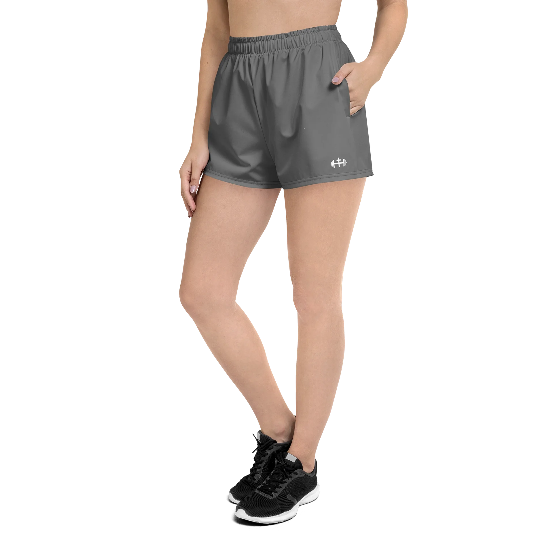 His House Womens Performance Shorts - Grey product image (2)