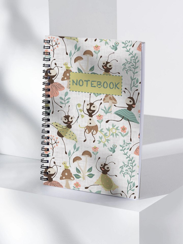 Dancing Bug Friends Spiral Notebook product image (1)