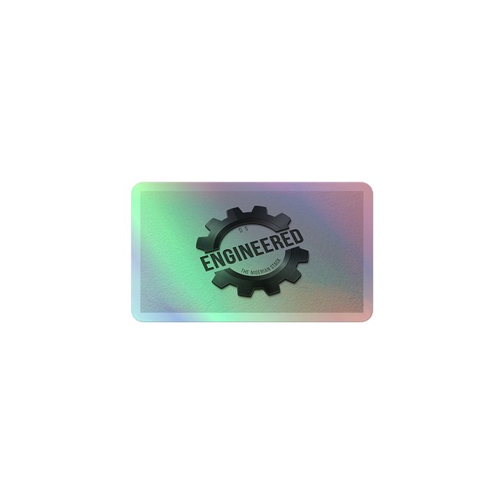 The "Engineered" Master Gear Sticker product image (1)