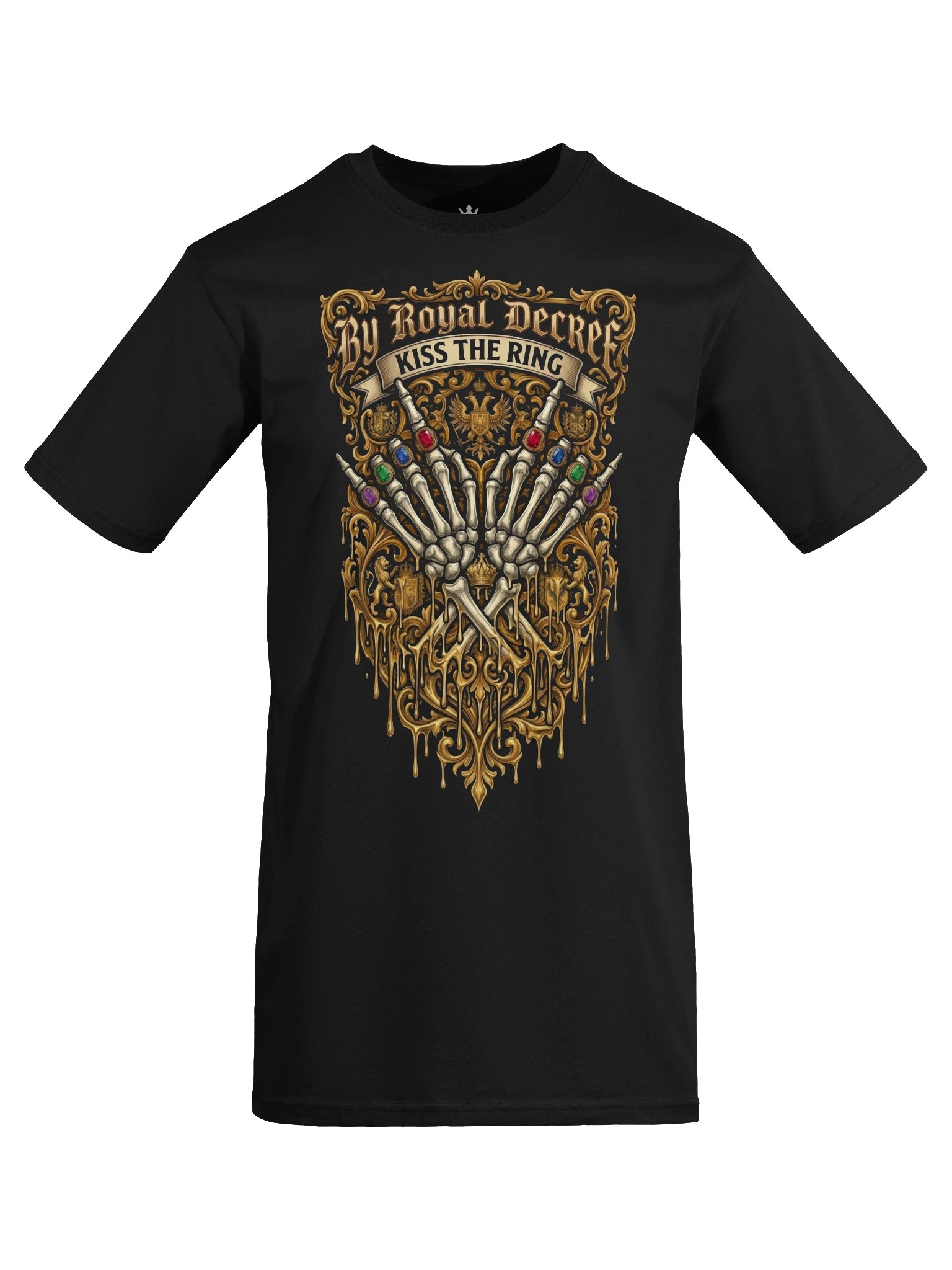 By Royal Decree - Kiss the Ring Royal Tee Black product image (9)